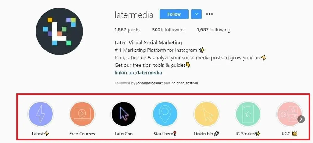 instagram Highlights