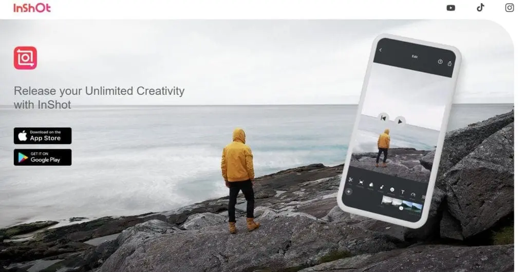 Video tool InShot screenshot