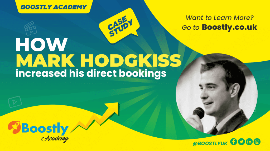 How mark hodgkiss increased his direct bookings