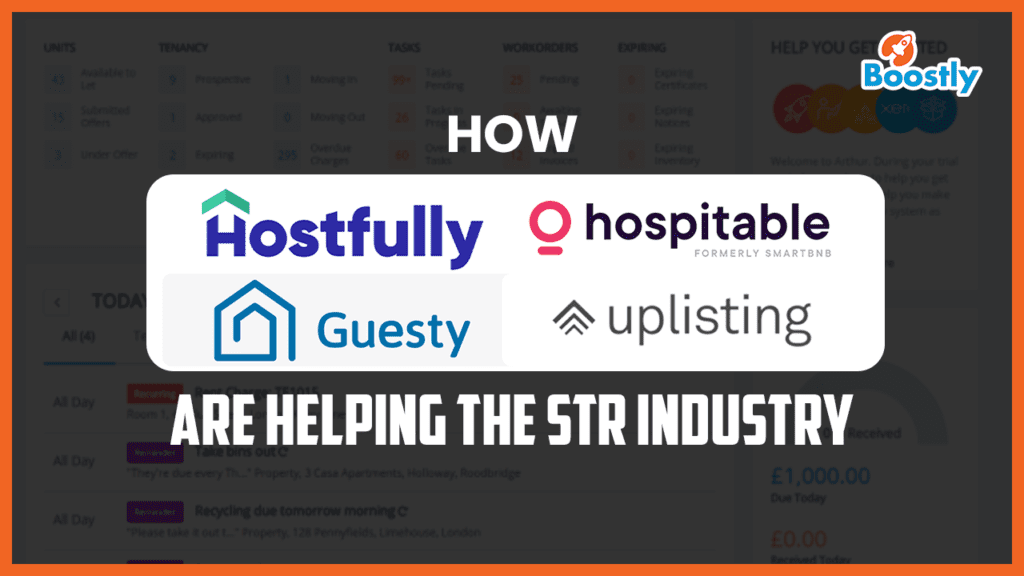 How Hostfully, Hospitable, Uplisting and Guesty are Revolutionizing the STR Industry