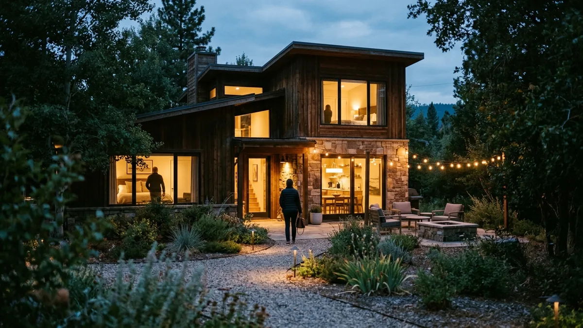 professional short-term rental property with automated booking management tools