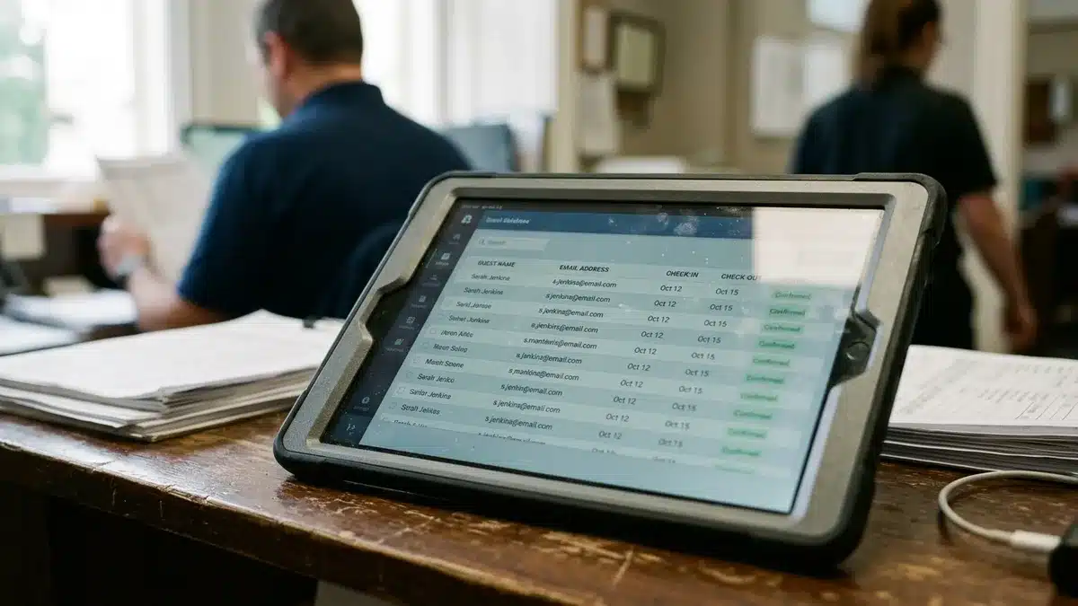 vacation rental CRM data capture for repeat guests