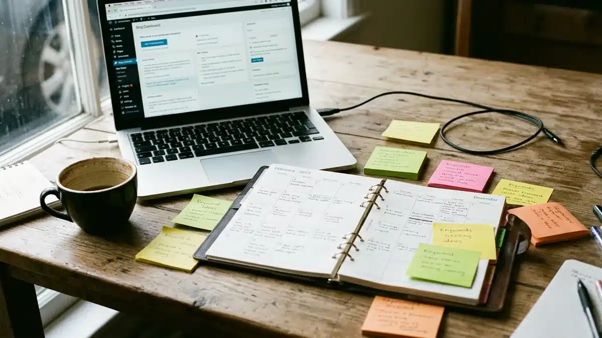 Content calendar and keyword planning for building 1000 visitors a day