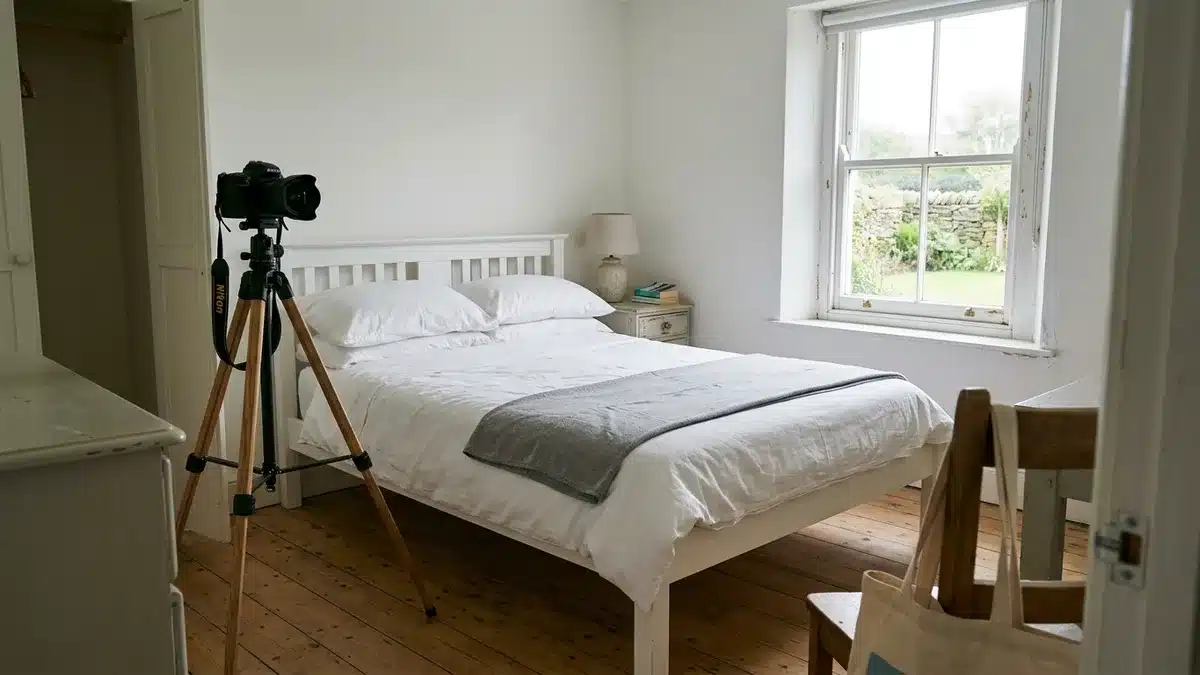 professional photo staging to improve Airbnb listing SEO
