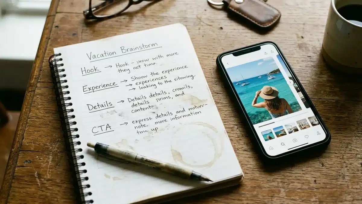 vacation rental listing description framework hook experience details CTA