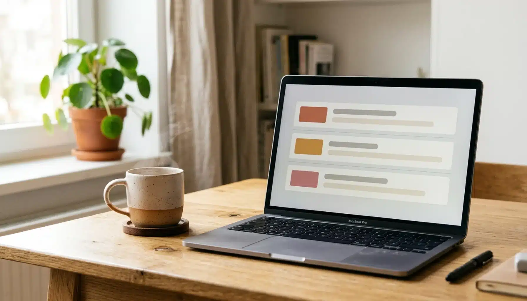 Laptop screen showing an abstract email sequence layout, illustrating how to promote direct bookings to past guests