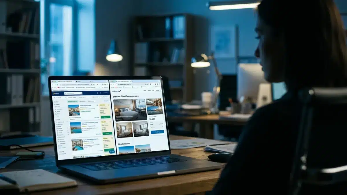 competitors of Airbnb compared to a direct booking website