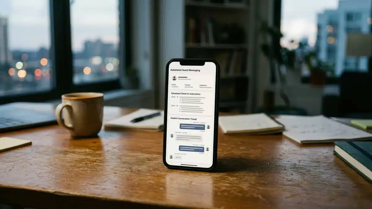 Automated guest communication tools for marketing a new vacation rental