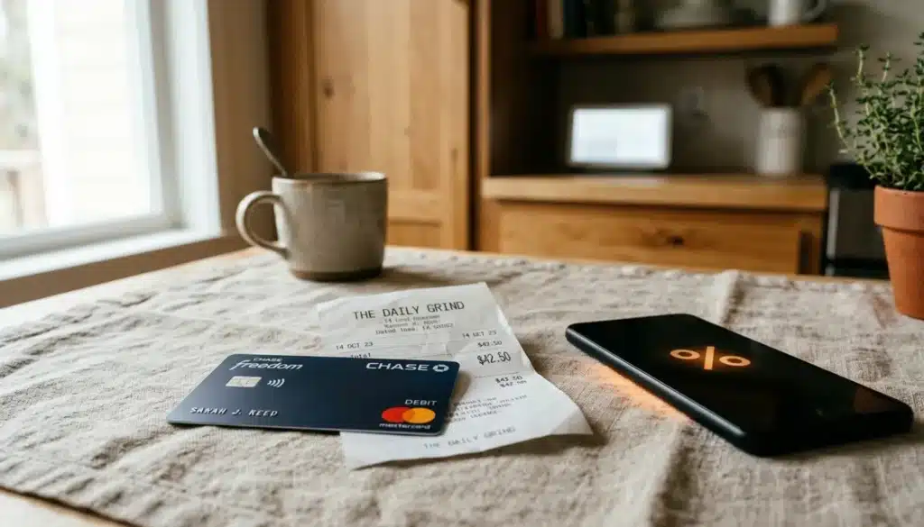 Payment card and receipt slip on a vacation rental counter illustrating how much do vacation property managers charge