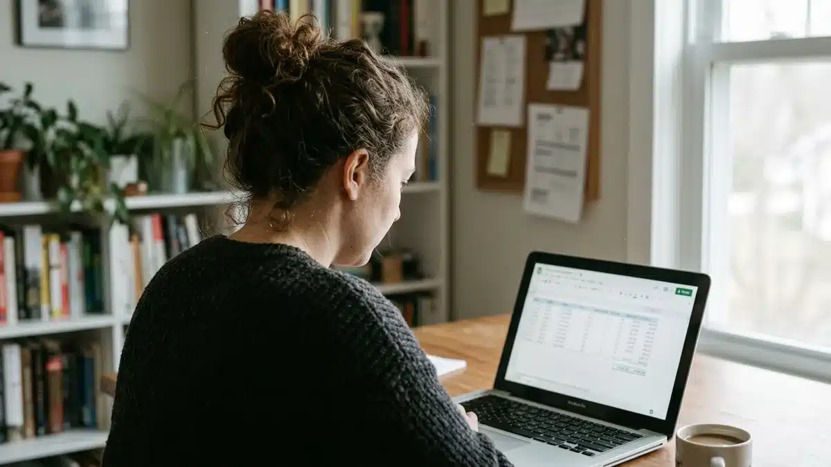 Airbnb host fee percentage calculation shown on a laptop payout screen