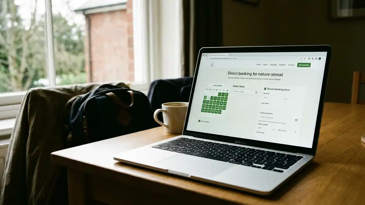 Easy to use direct booking channel platform with real-time calendar and secure checkout