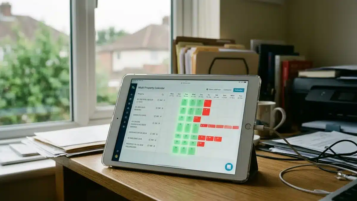 Real-time PMS sync dashboard, part of a system to increase direct bookings and lessen Airbnb reliance