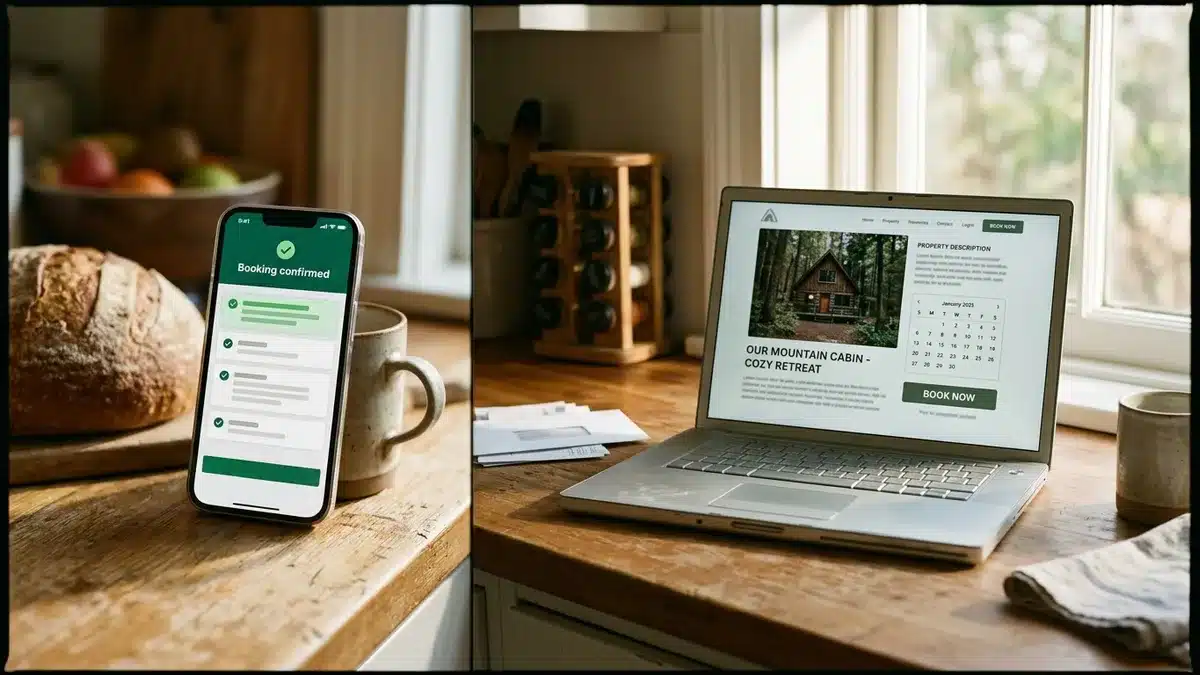 Comparing Airbnb checkout fees to a direct booking website that avoids host commission