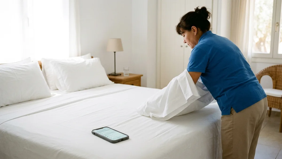 Automating turnover scheduling to show how AI tools help short-term rental hosts automate their business