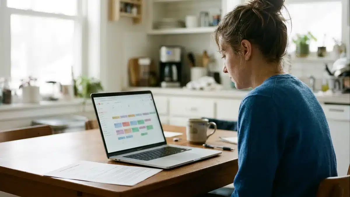 Planning AI content creation for a vacation rental with a weekly calendar