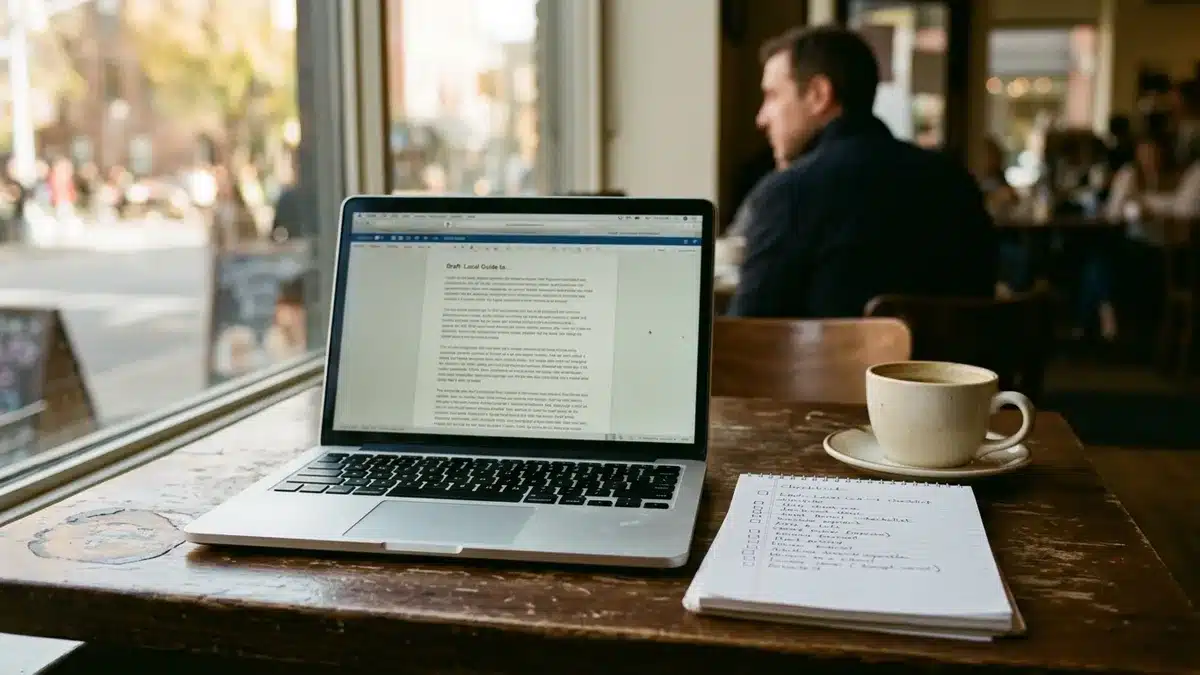 Updating a vacation rental local guide to keep blog topics accurate