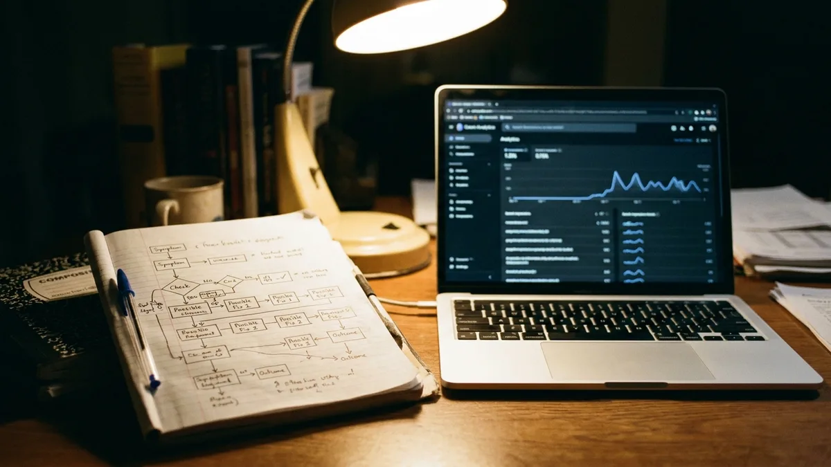 Diagnostic workflow for a vacation rental website not ranking