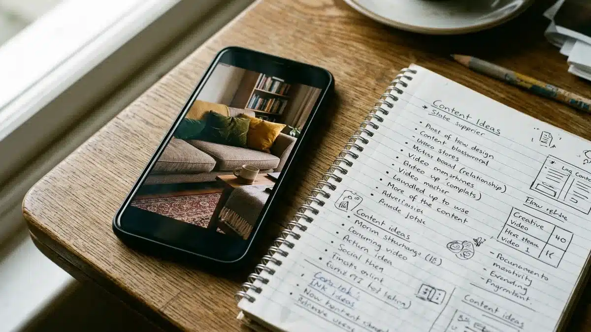 Planning social media content for an Airbnb host